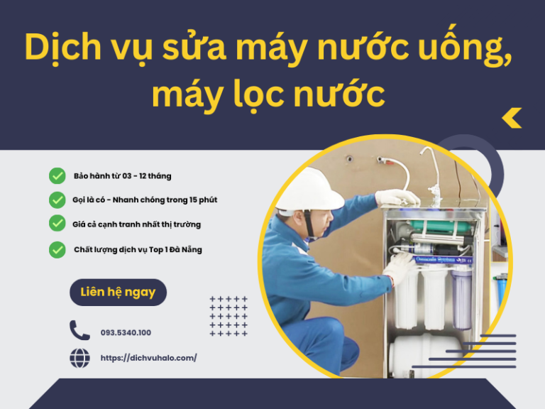 Bảng giá sửa máy nước uống, máy lọc nước tại nhà – Dịch vụ uy tín, thợ giỏi