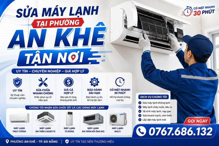 Sửa Máy Lạnh Tại Phường An Khê Tận Nơi