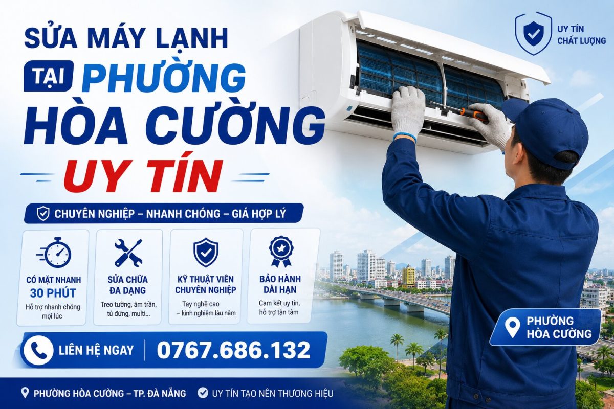 sửa điện lạnh tại hòa cường