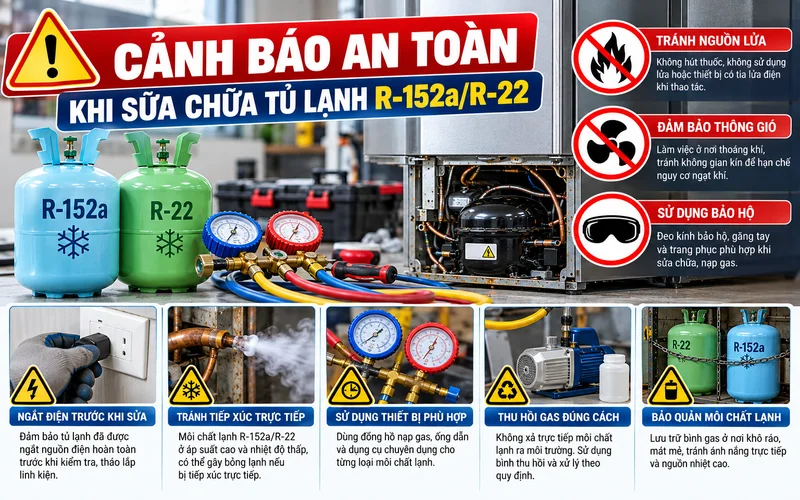canh-bao-an-toan-khi-sua-chua-tu-lanh-r-152a-r-22